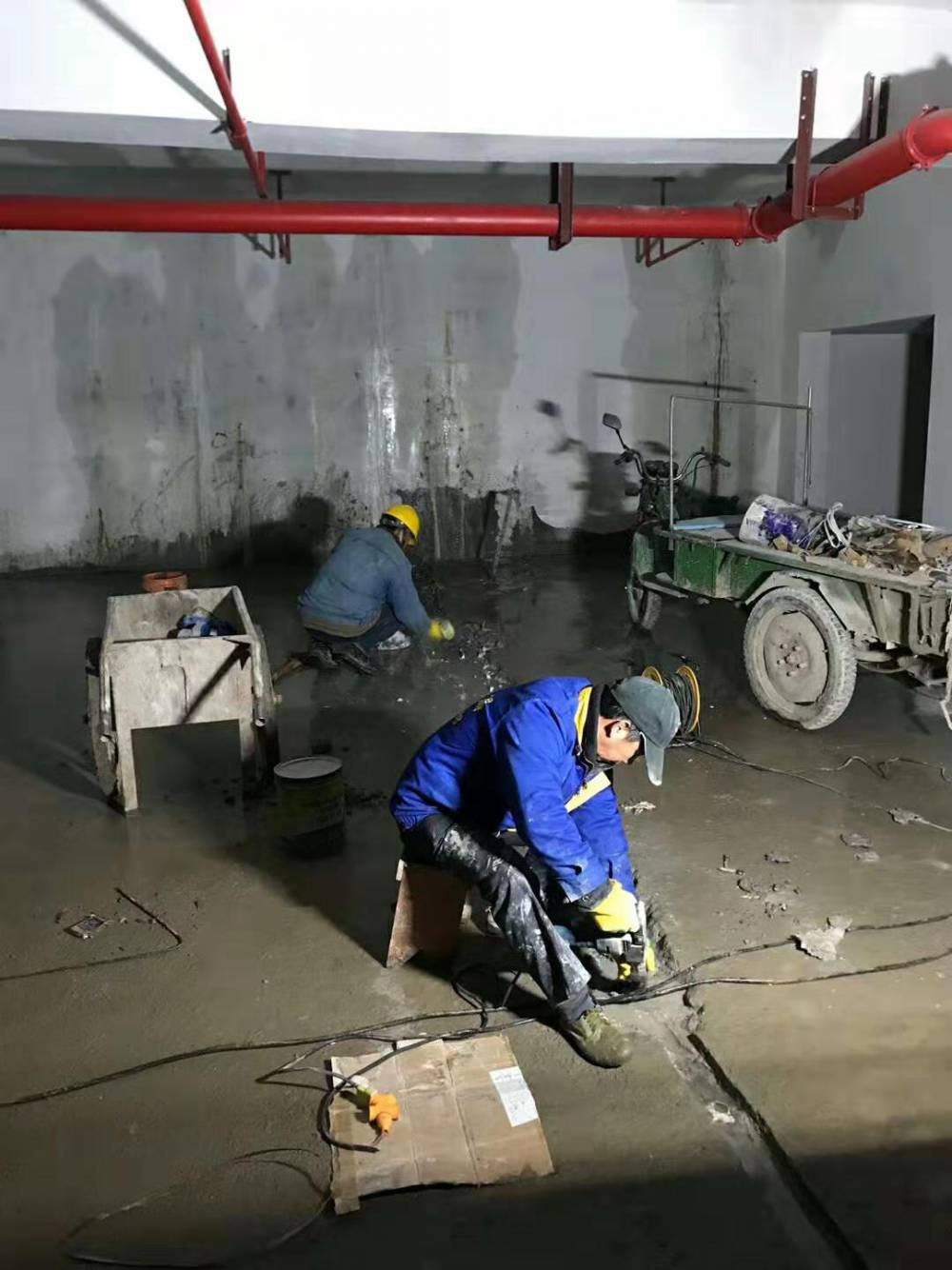 地下室施工缝化学注浆堵漏好方法 地下室漏水堵漏维修单位